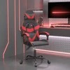 Pasukama žaidimų kėdė, juodos ir raudonos spalvos, dirbtinė oda