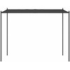 Pavėsinė, antracito spalvos, 3x3m, audinys ir plienas, 180g/m²