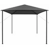 Pavėsinė, antracito spalvos, 3x3m, audinys ir plienas, 180 g/m²