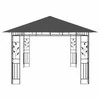 Pavėsinė su tinkleliu nuo uodų, antracito, 4x3x2,73m, 180g/m²