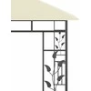 Pavėsinė su tinkleliu nuo uodų, kreminė, 3x3x2,73m, 180g/m²