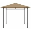 Pavėsinė, taupe spalvos, 3x3x2,7m, 180g/m²