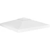 Pavėsinės uždangalas, 2 pakopų, baltas, 3x3m, 310 g/m²