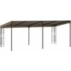 Prie sienos montuojama pavėsinė, taupe spalvos, 6x3x2,5m