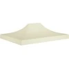 Proginės palapinės stogas, kreminės spalvos, 4,5x3m, 270 g/m²