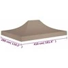 Proginės palapinės stogas, taupe spalvos, 4x3m, 270 g/m²