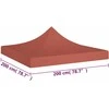 Proginės palapinės stogas, terakota spalvos, 2x2m, 270 g/m²