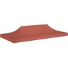 Proginės palapinės stogas, terakota spalvos, 6x3m, 270 g/m²