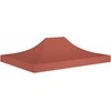 Proginės palapinės stogas, terakota spalvos, 4,5x3m, 270 g/m²
