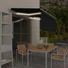 Rankiniu būdu ištraukiama markizė, antracito, 3,5x2,5m