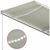 Rankiniu būdu ištraukiama markizė su LED, kreminė, 350x250cm