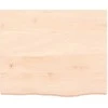 Sieninė lentyna, 60x50x(2–4)cm, neapdorotas ąžuolo masyvas