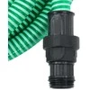 Siurbimo žarna su PVC jungtimis, žalios spalvos, 1", 4m, PVC