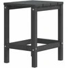 Sodo Adirondack staliukas, antracito spalvos, 38x38x46cm, HDPE