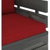Sodo krėslas su pagalvėlėmis , pušies mediena (315417+315061)