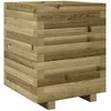 Sodo lovelis, 40x40x49,5cm, impregnuota pušies mediena