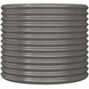 Sodo lovelis, pilkas, 80x80x68cm, plienas