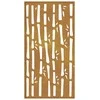 Nuotraukų rėmelis Sodo sienos dekoracija, 105x55cm, corten plienas, bambukas