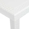 Sodo stalas, baltos sp., 150x90x72 cm, plastikas, rat. imit.