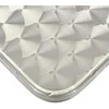 Sodo stalas, sidabrinės spalvos, 80x80x70cm, aliuminis