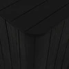 Sodo staliukas su nuimamu dangčiu, juodas, polipropilenas