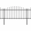 Sodo tvora su iečių viršug., juoda, (1,25-1,5)x5,1m, plienas