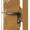 Sodo vartai, 105x155cm, corten plienas, bambuko dizaino