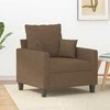 Sofa Krėslas, rudos spalvos, 60cm, audinys