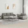 Sofa Sofos komplektas su pagalvėlėmis, 2 dalių, taupe, audinys