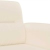 Sofa Sofos komplektas su pagalvėlėmis, 3 dalių, smėlio, audinys