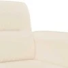 Sofa Sofos komplektas su pagalvėmis, 3 dalių, smėlio, audinys