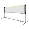 Songmics 4 m badmintono tinklas juodai geltonos spalvos