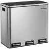 Songmics 54 litrų talpos šiukšliadėžė (3 x 18 l)