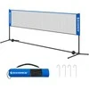 Songmics Badmintono tinklas 3 m mėlynos spalvos