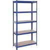 Songmics Didelio atsparumo lentynos 650 kg mėlynos spalvos