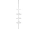 Songmics Dušo lentyna 85-305 cm Balta