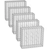 Songmics Gabionų krepšiai su 5 x 10 cm akių dydžiu, 5 vnt.