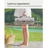 Songmics Picknickdecke 300 x 200 cm wasserdicht hellblau