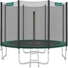 Songmics Trampolin Ø 305 cm juodas-grün