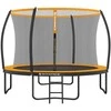 Songmics Trampolin Ø 305 cm juodas-oranžinis