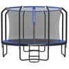 Songmics Trampolin 366 cm dunkelblau