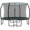 Songmics Trampolin juodas-dunkelgrün
