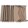 Stovyklavimo gultas, taupe, 180x60x19cm, audinys ir plienas