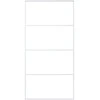 Stumdomos durys, baltos, 102,5x205cm, ESG stiklas ir aliuminis