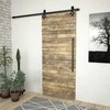 Stumdomų durų įrangos rinkinys SKIEN, juodas, 200cm plienas