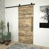 Stumdomų durų įrangos rinkinys SKIEN, juodas, 200cm plienas