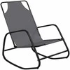 Sofa Supami saulės gultai, 2vnt., pilki, plienas ir tekstilenas