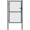 Tinkliniai sodo vartai, pilki, 100x175cm, galvanizuotas plienas