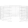 Aptvaras gyvūnams, 12 segmentų, 54x100cm, galvanizuota geležis