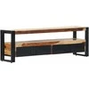 TV staliukas Televizoriaus spintelė, 120x30x40cm, rausv. dalb. med. mas.